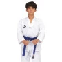 Dobok Daedo canelado gola branca aprovado wt infantil