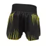 Short Muay Thai Kickboxing Preto Amarelo Uppercut
