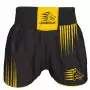 Short Muay Thai Kickboxing Preto Amarelo Uppercut