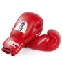luva aprovada aiba boxe vermelha