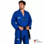 Dobok Daedo Competition Gola Preta Aprovado WT azul
