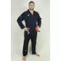 kimono jiujitsu trancado preto vulkan