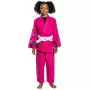 Kimono jiujitsu infantil rosa pretorian feminino