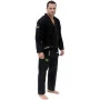 kimono jiujitsu trancado preto vulkan