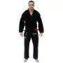 kimono jiujitsu trancado preto vulkan