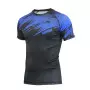 Rashguard Venum Manga Curta No Gi Storm Blue