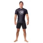 Rashguard Manga Curta Lycra Preta
