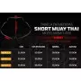 Short Muay Thai Kickboxing infantil