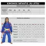 Kimono Jiujitsu Infantil Atama Branco